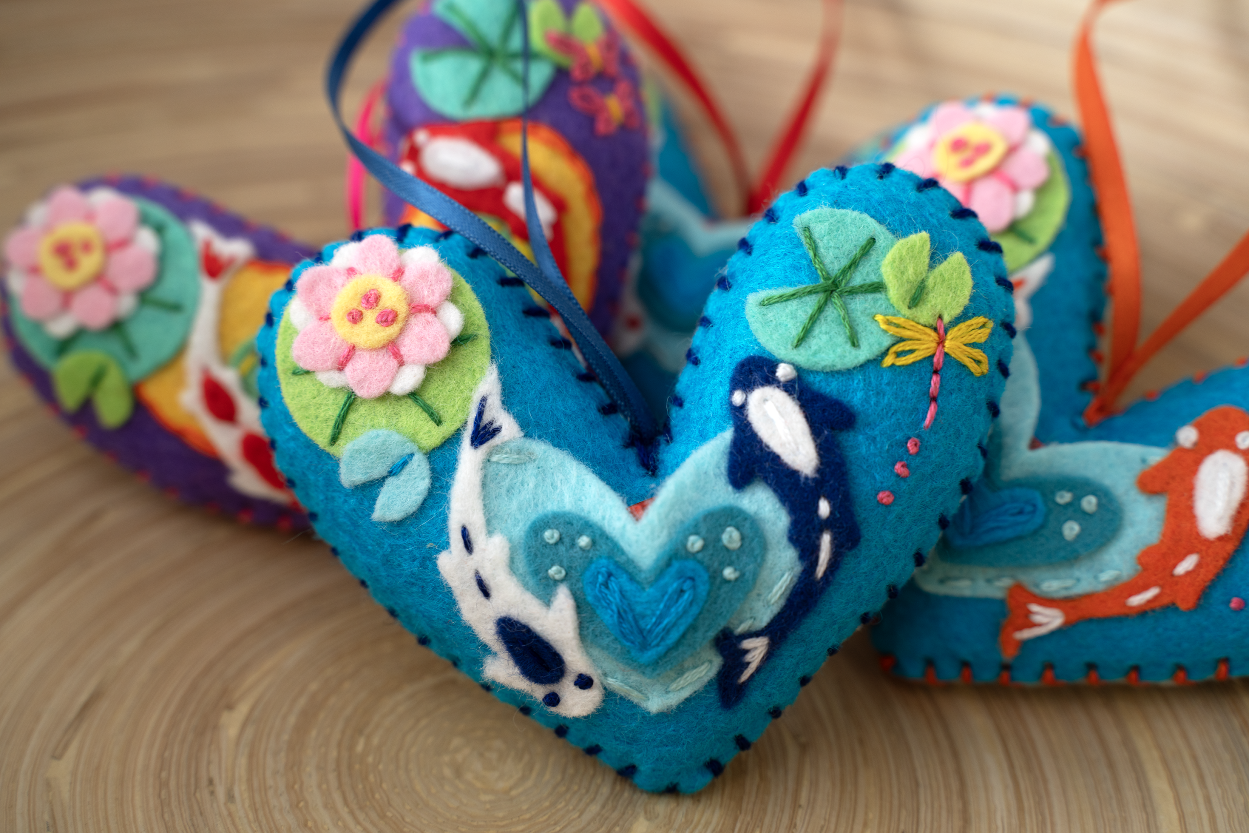 Blue Koi and Lotus in Bowl