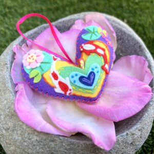 Love Koi in Stone Bowl